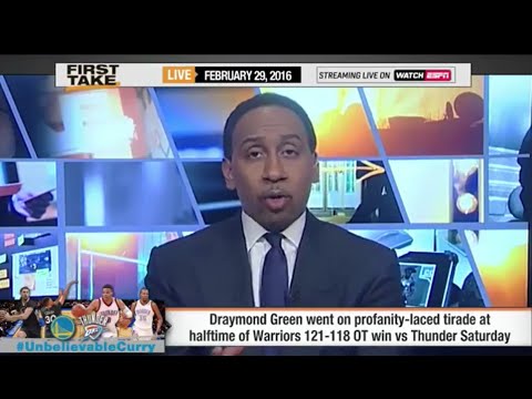 ESPN First Take - Draymond Green Goes On Profanity-Laced Tirade