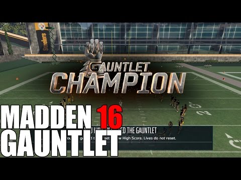 SETTING THE WORLD RECORD GAUNTLET SCORE! - Madden 16 Gauntlet Gameplay