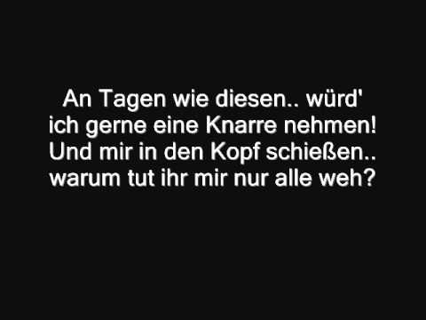 Kay One - An Tagen wie diesen - Lyrics