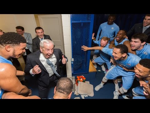 Carolina Basketball: Locker Room Celebration Post 76-72 Win at Duke