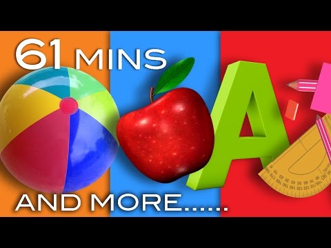 Learning Songs | ABCs, Colors, 123s, Growing-up And More! | Preschool Songs | From LittleBabyBum