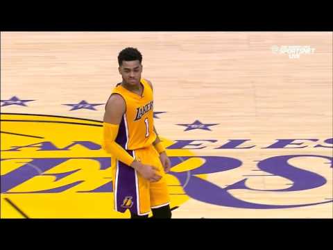 March 1, 2016 - Nets vs. Lakers - D'Angelo Russell Back To Back Clutch Three Pointers