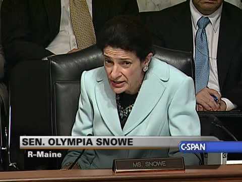 Sen. Olympia Snowe (R-ME) on Voting for Health Care Bill