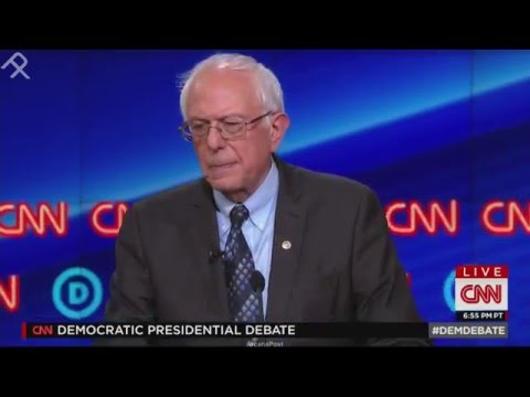 Democratic Debate, Senator Bernie Sanders Discuses Being Jewish & The Holocaust