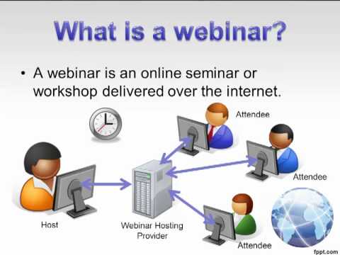 What is a webinar?  From The Beginners Guide to Webinars