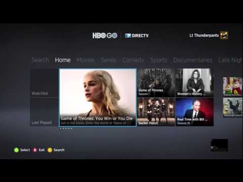 HBO Go on the Xbox 360