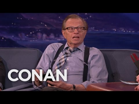 Larry King Loves Old Technology  - CONAN on TBS