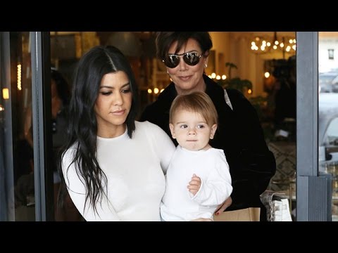 Kourtney Kardashian And Kris Jenner Shop With The Kids For Their Show