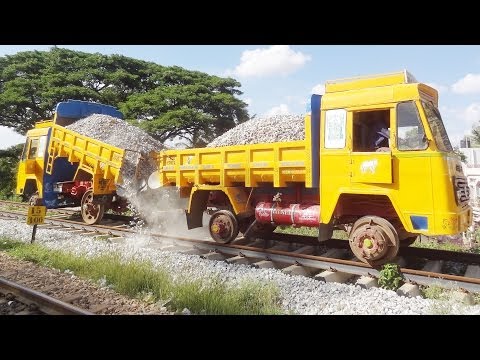 TRACK BALLASTING : Indian Railways STYLE