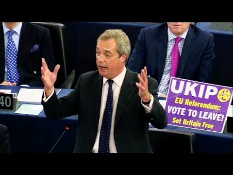 We're living in a German-dominated Europe of Disharmony - UKIP Leader Nigel Farage