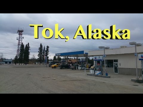 Entering Alaska In Our RV ~ Alaskan Gas Prices Rock! ~ Tok, Alaska #13