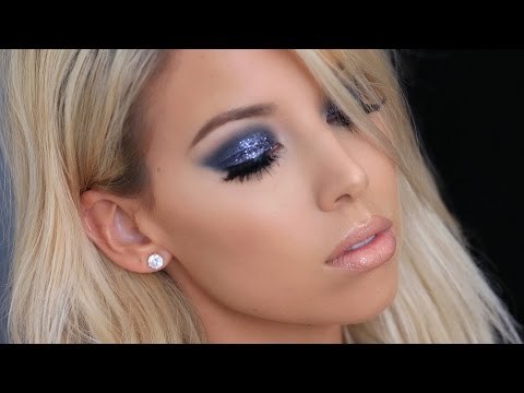 Gray Glitter Smokey Eye | LustreLux