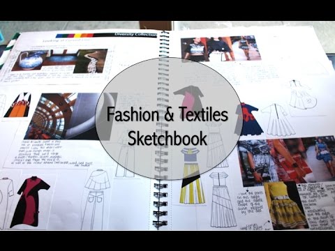 BA Fashion/Textiles Sketchbook