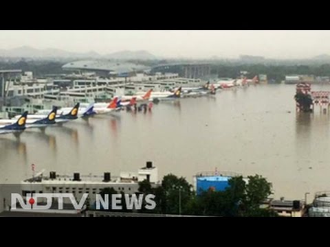 Chennai airport flooded, flight operations suspended