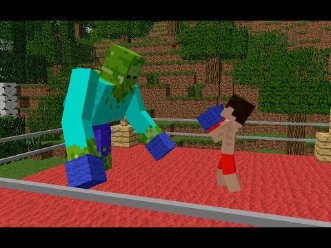 Monster School: Boxing - Minecraft Animation