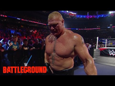 Lesnar leaves WWE Battleground: WWE.com Exclusive, July 19, 2015