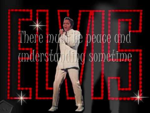 Elvis - If I Can Dream + Lyrics