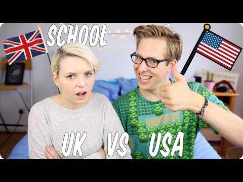 School! British VS American! | Evan Edinger & Emma Blackery