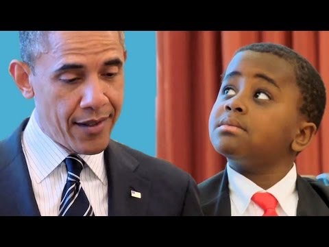 Kid President meets the President of the United States of America