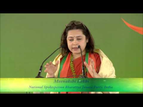 Hon Meenakshi Lekhi - Lawyer, Supreme Court & Socio-Political Activist, India - Speaker, IWC 2014