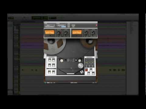 Ampex ATR-102 Mastering Tape Recorder Plug-In Trailer for UAD-2