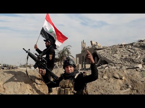 IRAQ WAR 2016. IRAQI FORCES IN URBAN CLOSE CLASHES IN BATTLE FOR RAMADI