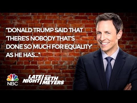 Seth's Favorite Jokes of the Week: Donald Trump on Equality, Gay Star Wars Characters