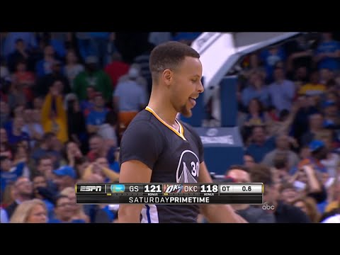 Stephen Curry Game-Winner | Warriors vs Thunder | February 27, 2016 | NBA 2015-16 Season