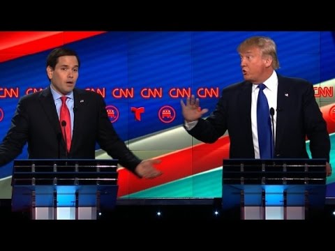 Marco Rubio and Donald Trump's vicious debate battle