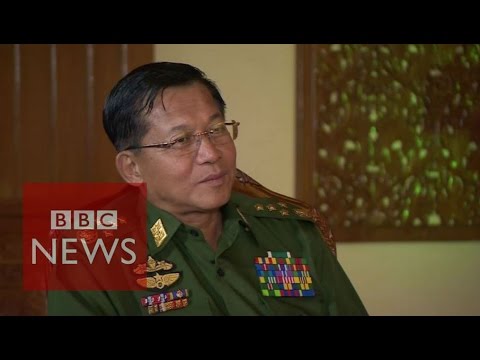 Myanmar's army chief 'expects a fair election' - BBC News