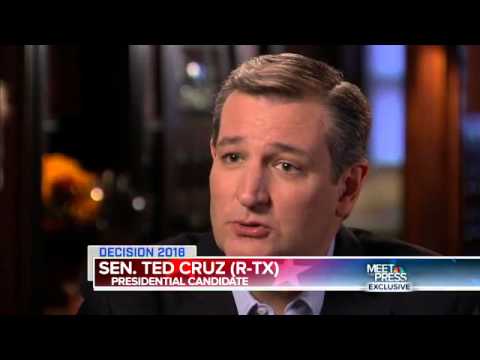 Ted Cruz Speaks with Meet The Press's Chuck Todd