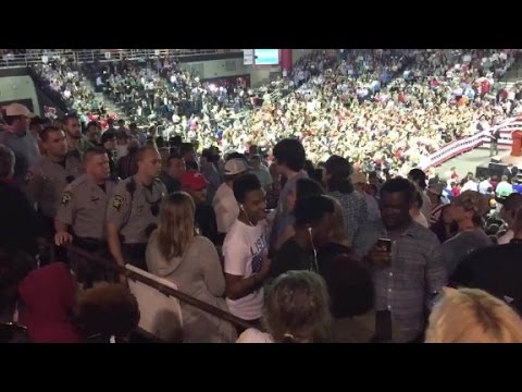 Black students kicked out of Trump rally