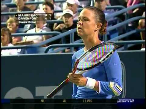 2006 New Haven Quarterfinal Lindsay Davenport vs. Amelie Mauresmo