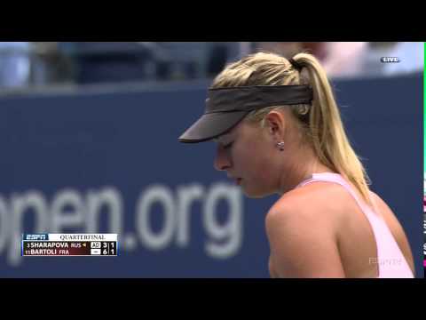 US Open 2012 QF | Maria Sharapova - Marion Bartoli