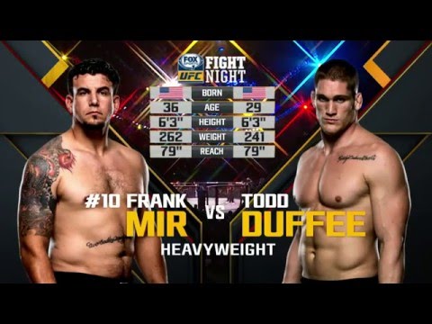 Fight Night Brisbane Free Fight: Frank Mir vs Todd Duffee