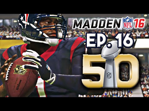 Madden 16 Career Mode Year 1 - Super Bowl 50 vs Cowboys (Ep.16)