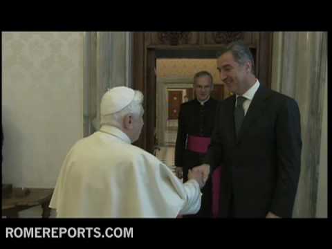 Pope receives prime minister of Montenegro, Milo Djukanovic