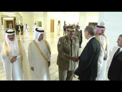 Turkish President Recep Tayyip Erdogan in Qatar