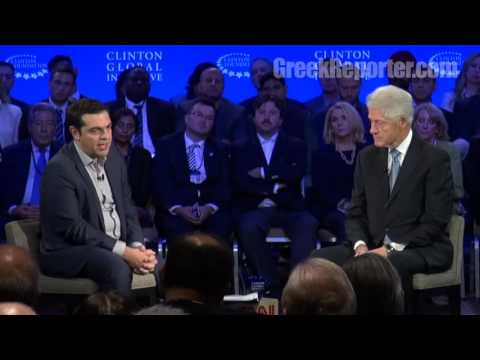 Alexis Tsipras and Bill Clinton on Greece at CGI 2015: Full HD Video