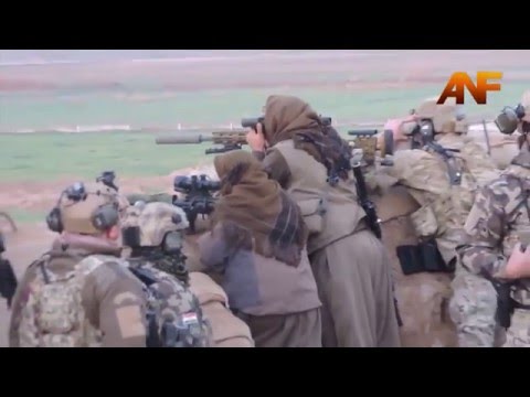 Kurdish Peshmerga & PKK Forces Battle ISIS, Kirkuk, Kurdistan, 2016