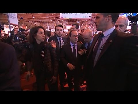 Salon de l’agriculture: la visite mouvementée de François Hollande