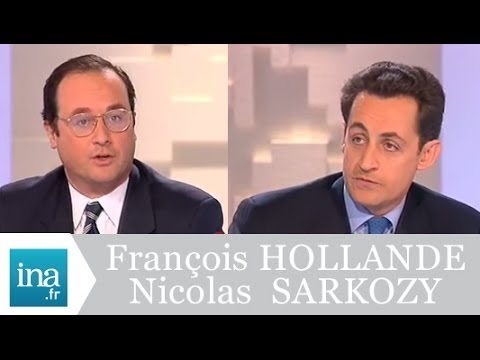 Débat Francois Hollande et Nicolas Sarkozy (Mots croisés 1998) - Archive vidéo INA