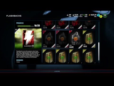 OMG! 10 FLASHBACK PACK BUNDLE OPENING! ::-XBOX ONE Madden 16 Ultimate Team