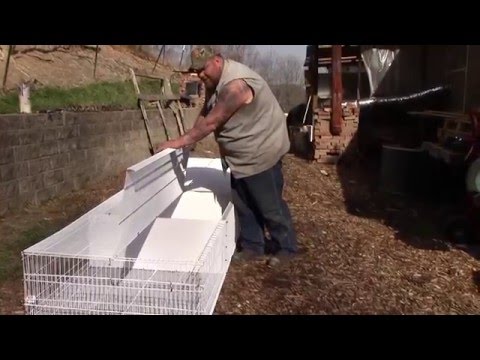 Rabbit Cages Made of Wire Shelving