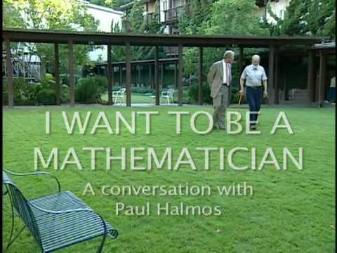 I Want to Be a Mathematician: A conversation with Paul Halmos - trailer