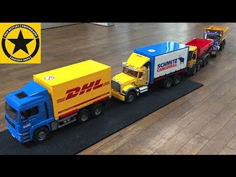 BRUDER CONTAINER-TRUCK - Wechselbrücke DHL played by Jack (3)