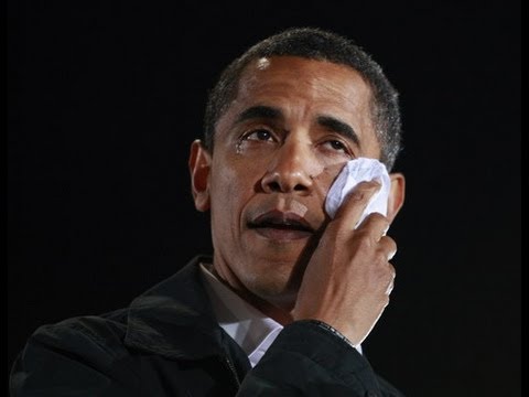 Obama Cries During Speech - Last Campaign 2012 Presidential Election