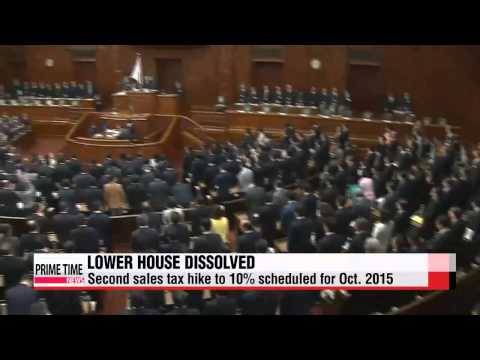 Japanese PM dissolves lower house of parliament, calls snap elections 

일본 중의원 해