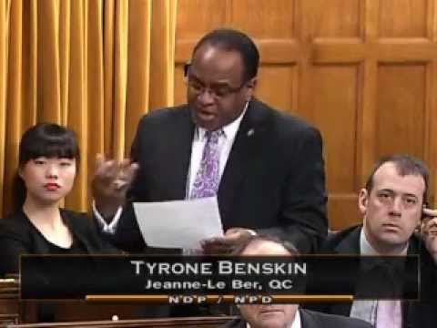 MP Tyrone Benskin on cuts to EI