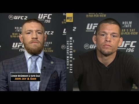 Conor McGregor and Nate Diaz join FOX Sports Live